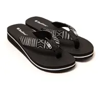 Brasileras Sandalias de dedo 'Maya' negro / blanco