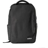 Nilox Mochila Urban Eco Pro, color , ecológica, para portátil de 15.6", ideal para trabajo y viajes (modelo NXURBANPN)
