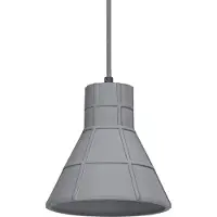 Osram Lámpara colgante CONCRETE BIM, gris, Ø 20 cm, hormigón, E27