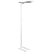 MAUL Lámpara de pie LED 82584 02, modelo "javal", regulable en intensidad, color plateado