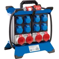 As Schwabe Distribuidor de corriente CEE STECKY DUO 1 enchufe CEE 400 V, 16 A, 5 polos AS-SCHWABE