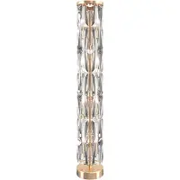 Maytoni MOD043FL-08G, color dorado, transparente, acero, IP20, casquillo E14, 60 W, 60 W