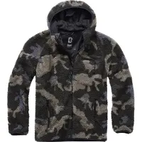 Brandit Chaqueta polar beige / marrón / negro