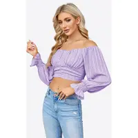 Imily Bela Blusa lila / ciruela