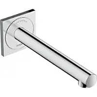 Axor Grifo electrónico para lavabo AXOR UNO 220 UP, para montaje en pared, acabado cromado