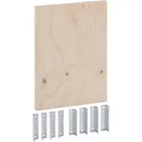 Geberit Placa de fijación Duofix universal para barras de apoyo y sujeción, 1 unidad.