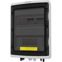 Doktorvolt Caja de conexión solar para sistemas fotovoltaicos, AC/DC, 1000V, para 2 cadenas, con protección B16, 25A, 300mA. Marca: , modelo 4548