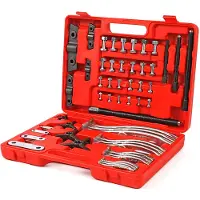 HBM Juego extractor de poleas de 2 y 3 patas 75 / 100 / 150 / 200 mm, 72 piezas
