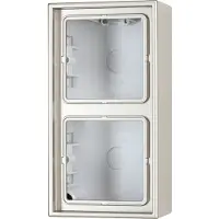 JUNG ES 2582 A-L: Enchufe de acero inoxidable, modelo ES2582A-L