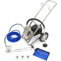 HBM Pulverizador sin aire de alta presión Pulverizador de pintura Juego de pulverizadores de pared 1500 vatios