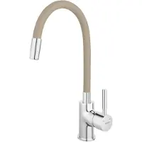 Ferro Grifo para lavabo, modelo , color beige, cromo, referencia 70710.0BE