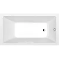 Hak Bañera rectangular Polysan NOEMI, 150x80x39 cm, color blanco