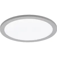Eglo , lámpara de techo LED Sarsina, foco empotrable regulable de aluminio y plástico, lámpara de techo, iluminación de techo en blanco neutro, lámpara de cocina, diámetro 30 cm