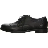 Waldlaufer Zapatos con cordón 'Schnürschuh Herren 319007-149-001 Echtleder in schwarz' negro