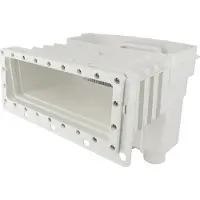 Aquasphere Fluidra Astralpool Skimmer Unik ABS | 25 litros | Bridas de conexión de latón | Para piscinas de liner | Blanco