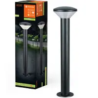 Ledvance LED Außenleuchte Endura Hybrid Olona Dunkelgrau 50cm IP44 2W 250lm Warmweiß 3000K Solar- & Netzbetrieb