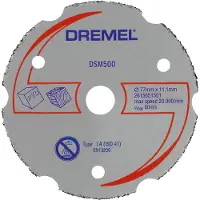 Dremel Disco de corte de carburo multifunción DSM20, modelo DSM500
