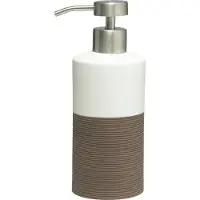 Sealskin Dispensador de jabón , doble, de porcelana marrón, modelo 361840274