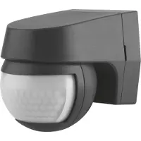 Osram Sensor con un ángulo de detección de 110°, sensor de movimiento y luz para montaje empotrado en el techo, color gris oscuro, protección IP44, ideal para garajes y sótanos