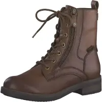 Tamaris Botines con cordones marrón