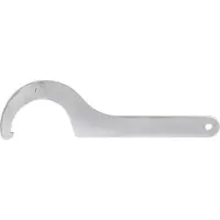 AMF Llave de gancho para rótulas, de 20 a 35 mm, acero inoxidable, con punta, para uso industrial.
