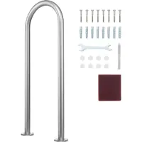 OEM VEVOR, barandilla para piscina, 400 x 90 x 915 mm, escalera de aluminio para piscina con base, apta para piscinas interiores y exteriores, ayuda de acceso fácil para piscinas