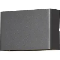 Konstsmide Aplique LED de exterior Chieri, 8 luces, antracita