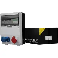 Doktorvolt Distribuidor de energía TD-S/FI, 1x16A, 2x230V, con contador de energía MID 2510