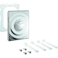 GROHE Surf, placa de accionamiento para inodoro, cromo - 42302000