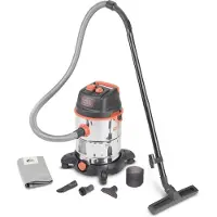 Black&Decker Aspiradora de agua y seco Black + Decker, 1600 vatios, 30 litros