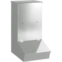 vidaXL Comedero para pájaros, color plateado, 55 x 38 x 76 cm, capacidad de 20 kg