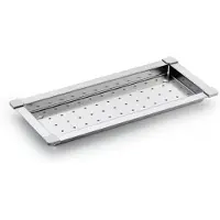 NABER , escurreplatos pequeño, dimensiones: 433 x 196 mm. Fregadero de acero inoxidable para encastrar