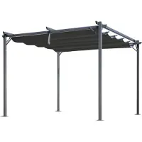 AGA Pabellón de Jardín 3x3 m Gris