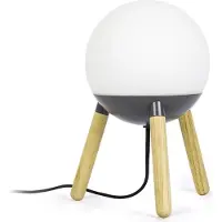 Faro 28379, Grau, Metal, IP20, Clase II, Casquillo E27, 1 bombilla