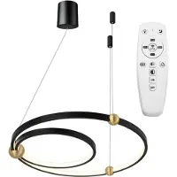 Toolight Lámpara Colgante De Techo App692-30-50 Led Black50X50X72Cm
