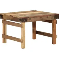 Syfax Mesa de Café Marrón 60 x 55 x 40 cm Madera sólida recuperada