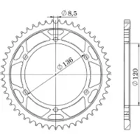Supersprox Corona Trasera Yamaha 428