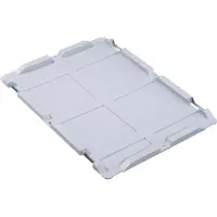 Allit 456791, tapa para caja EuroBox ProfiPlus, modelo S 400, color gris