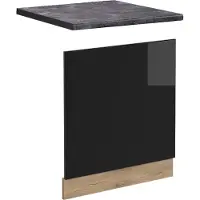 Vicco Panel frontal R-Line Negro brillo intenso 60 cm , ET Antracita, Model 46590