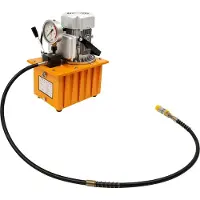 StarTech.com Bomba hidráulica eléctrica: 750 W, depósito de 7 litros, presión de 290-10152 PSI, motor de 1400 RPM, con manguera de aceite. Ideal para equipos hidráulicos