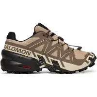 Salomon - Zapatillas de trail - Speedcross 6 M Natural/Black - Talla 45 1/3 - Marrón