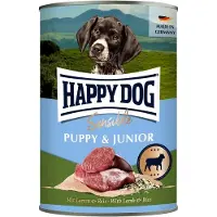 Happy Dog Sensible Puppy & Junior Comida húmeda - Cordero y Arroz - 6 x 400 g