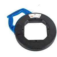 HBM Tirador de cable profesional de 30 metros, muelle de tracción de 270 kg. Capacidad