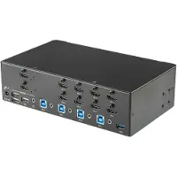 StarTech.com Interruptor Kvm De Doble Pantalla 4k 30hz