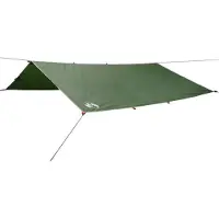 Syfax Lona de camping impermeable verde 360x294 cm