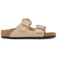 Birkenstock - Kid's Arizona Flower Buckle Birko-Flor - Sandalias size 28 - Regular, beige