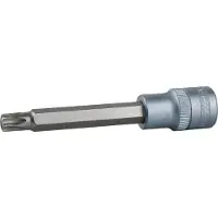 Ks Tools Adaptador para llave de vaso Torx, de 1/2", largo, T80