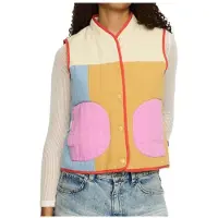 Selfhood - Women's Quilted Vest - Chaleco de ocio size L, beige