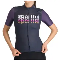Sportful - Women's Supergiara Logo 2 Jersey - Maillot de ciclismo size XXL, azul