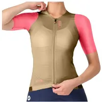 Castelli - Women's Corretto Jersey - Maillot de ciclismo size S, beige